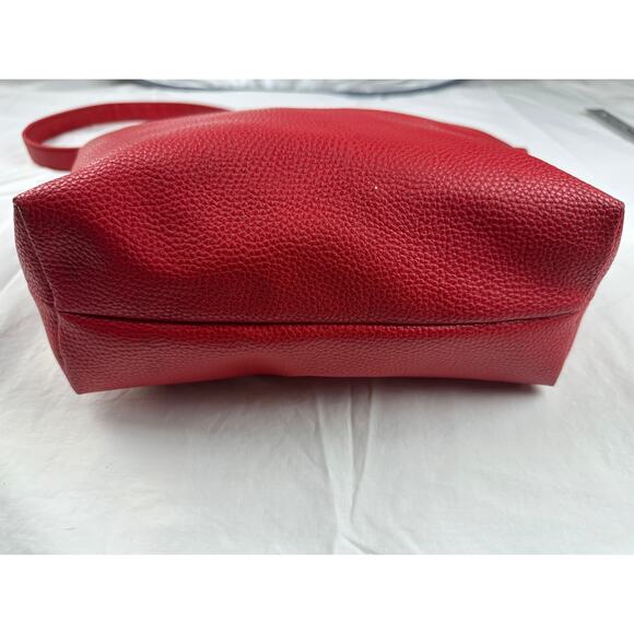 BCBG Cherry Red Vegan Faux Leather - Picture 7 of 13